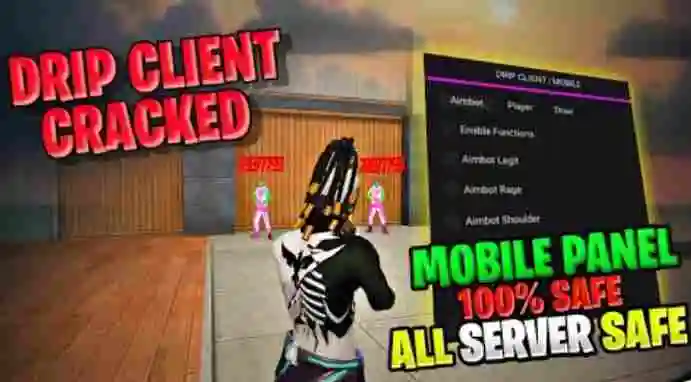 Drip Client free fire interface