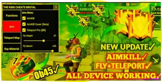 The King Cheats King Apk interface