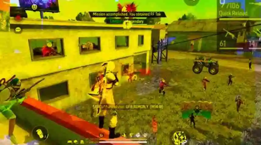 Garena Menu interface