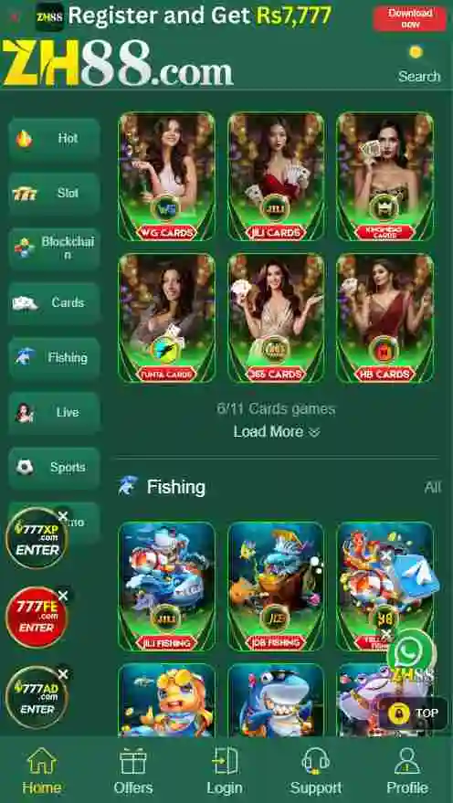 Zh88 game downoad interface